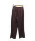 CLANE (クラネ) BASIC TUCK PANTS ボルドー サイズ:1：6000円