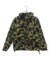 A BATHING APE（アベイシングエイプ）の古着「カモフラフーデッドジャケット」｜ベージュ×ブラック