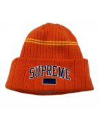 SUPREMEシュプリーム）の古着「Fleece lined beanie」｜オレンジ