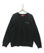 SUPREMEシュプリーム）の古着「Connect Crewneck Sweatshirt」｜ブラック