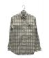 Aquascutum（アクアスキュータム）の古着「AQ Logo Check Print Shirt」｜ベージュ