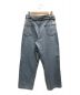 SEEALL (シーオール) RECONSTRUCTED BUGGY DENIM ブルー サイズ:2：7800円