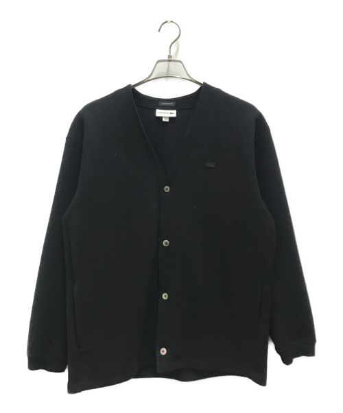 LACOSTE（ラコステ）LACOSTE (ラコステ) 1TONE CARDIGAN ブラック サイズ:Mの古着・服飾アイテム