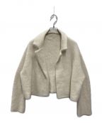 DRESSLAVEドレスレイブ）の古着「fox cashmere tailored knit jacket」｜アイボリー