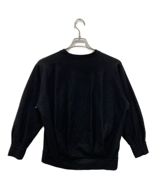 COLINA（コリーナ）COLINA (コリーナ) Super140's Washable Wool Tuck Sweat ブラック サイズ:Sの古着・服飾アイテム