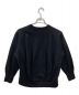 COLINA (コリーナ) Super140's Washable Wool Tuck Sweat ブラック サイズ:S：6800円