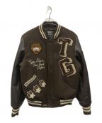 TOP GUNトップガン）の古着「VARSITY JACKET」｜ブラウン