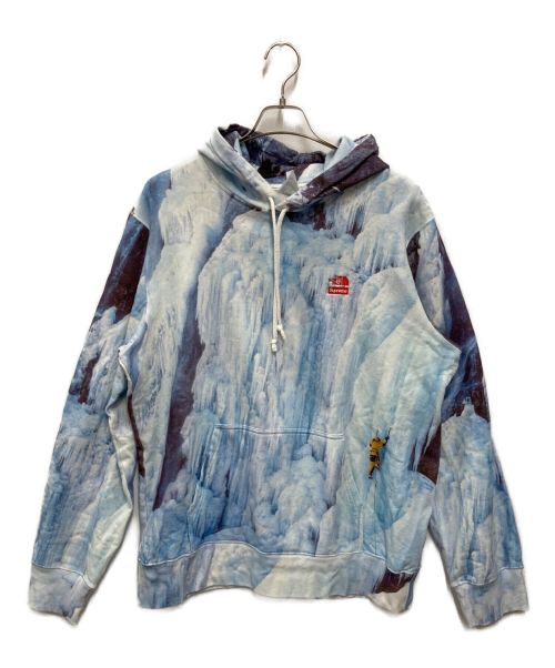 SUPREME（シュプリーム）Supreme (シュプリーム) THE NORTH FACE (ザ ノース フェイス) ICE CLIMB HOODED SWEAT ブルー サイズ:Ｌの古着・服飾アイテム