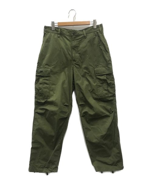 WTAPS（ダブルタップス）WTAPS (ダブルタップス) JUNGLE STOCK / TROUSERS / NYCO. RIPSTOP カーキ サイズ:3の古着・服飾アイテム