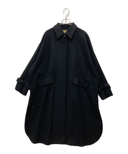 UNITED ARROWS（ユナイテッドアローズ）UNITED ARROWS (ユナイテッドアローズ) VERY NAVY (ベリーネイビー) cloak style coat ブラック サイズ:40の古着・服飾アイテム