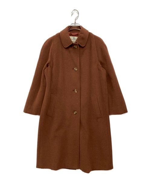 Aquascutum（アクアスキュータム）Aquascutum (アクアスキュータム) ステンカラーコート ブラウン サイズ:8の古着・服飾アイテム