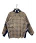 OLD PARK (オールドパーク) COMBINE SHIRT FLANNEL×NYLON ベージュ サイズ:Free：13800円