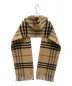 BURBERRY (バーバリー) Embroidered Wool Blend Scarf ベージュ：24800円