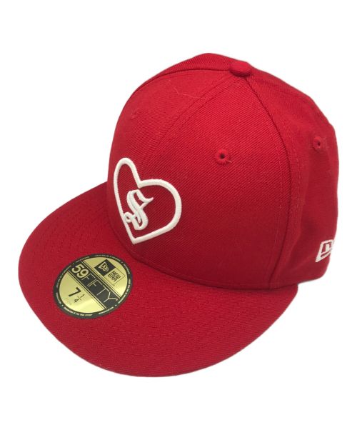 New Era（ニューエラ）New Era (ニューエラ) Supreme (シュプリーム) Heart Cap レッドの古着・服飾アイテム