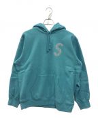 SUPREMEシュプリーム）の古着「21SS Swarovski S Logo Hooded Sweatshirt」｜ライトアクア