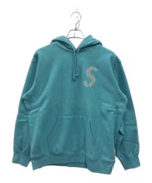 SUPREME（シュプリーム）の古着「21SS Swarovski S Logo Hooded Sweatshirt」｜ライトアクア