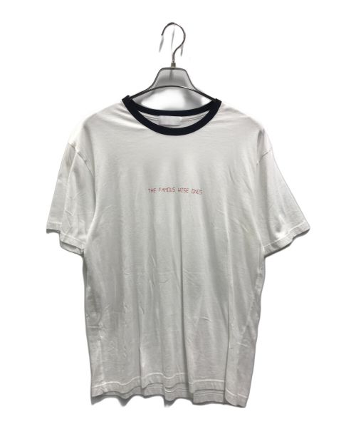 GOD SELECTION XXX（ゴッドセレクショントリプルエックス）GOD SELECTION XXX (ゴッドセレクショントリプルエックス) FRAGMENT DESIGN (フラグメントデザイン) 半袖カットソー ホワイト サイズ:Lの古着・服飾アイテム