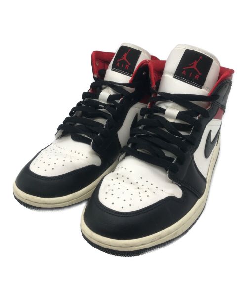 NIKE（ナイキ）NIKE (ナイキ) WMNS Air Jordan 1 Mid レッド サイズ:26cmの古着・服飾アイテム