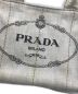 中古・古着 PRADA (プラダ) カナパ ミニ ウォッシュデニム グレー：12800円