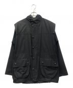 Barbour×WORK NOT WORKバブアー×ワークノットワーク）の古着「SLIM FIT DURHAM オイルドジャケット」｜ブラック