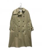 ATONエイトン）の古着「WEST POINT OVERSIZED TRENCH COAT」｜ベージュ