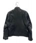 PS Paul Smith (ＰＳポールスミス) レザーシングルライダースジャケット ブラック サイズ:L：29800円