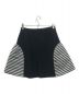 BORDERS AT BALCONY (ボーダーズアットバルコニー) BORDER WOOL SKIRT ブラック サイズ:36：17800円