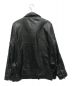 stussy (ステューシー) COW LEATHER DOUBLE RIDERS JACKET ブラック サイズ:L：24800円