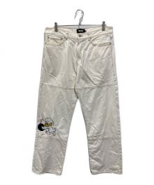 PALACE（パレス）の古着「Duck Bomb Panel Jeans」｜ホワイト