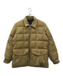 Alaska SlEEPING BAG（アラスカスリーピングバッグ）の古着「“REVERSIT” DOWN JACKET」｜ベージュ