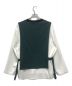 CULLNI (クルニ) LAYERED PULL OVER ホワイト×グリーン サイズ:1：14800円