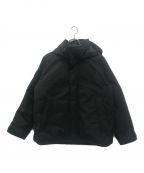 DANTONダントン）の古着「DOWN ARMY HOODED JACKET」｜ブラック