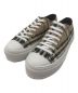 BURBERRY（バーバリー）の古着「VINTAGE CHECK COTTON LOW TOP SNEAKERS」｜ベージュ