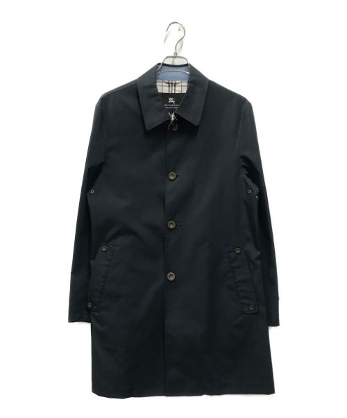 BURBERRY BLACK LABEL（バーバリーブラックレーベル）BURBERRY BLACK LABEL (バーバリーブラックレーベル) ステンカラーコート ネイビー サイズ:Lの古着・服飾アイテム