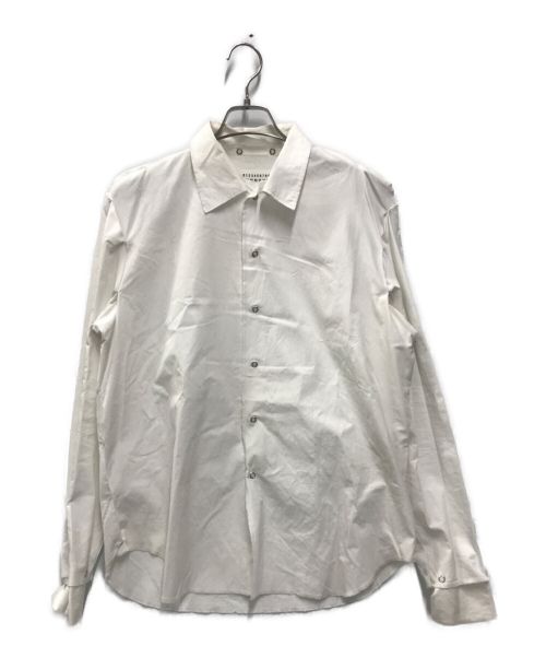 Maison Margiela（メゾンマルジェラ）Maison Margiela (メゾンマルジェラ) Snap Botann L/S Shirts ホワイト サイズ:39の古着・服飾アイテム
