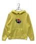 stussy（ステューシー）の古着「OVAL LOGO HOODIE」｜イエロー