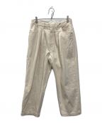 FARAHファーラー）の古着「Two-tuck Wide Tapered Pants」｜ホワイト