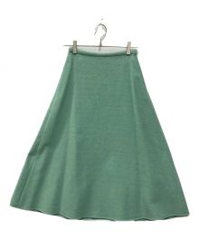 Ron Herman（ロンハーマン）の古着「Cotton Melton Flare Skirt」｜グリーン