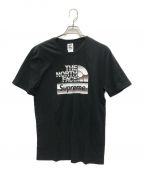 SUPREME×THE NORTH FACEシュプリーム×ザ ノース フェイス）の古着「SUPREME CHROME TEE」｜ブラック