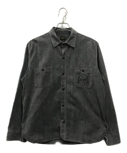 TENDERLOIN（テンダーロイン）TENDERLOIN (テンダーロイン) ワークシャツ グレー サイズ:Mの古着・服飾アイテム