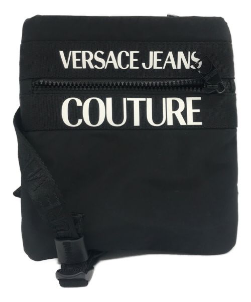 VERSACE JEANS COUTURE（ヴェルサーチ ジーンズクチュール）VERSACE JEANS COUTURE (ヴェルサーチ ジーンズクチュール) ショルダーポーチ ブラックの古着・服飾アイテム