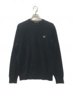 FRED PERRYフレッドペリー）の古着「Classic Crew Neck Jumper」｜ブラック