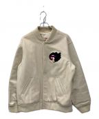 SUPREMEシュプリーム）の古着「GONZ RAMM VARSITY JACKET」｜ホワイト