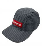 SUPREMEシュプリーム）の古着「Seersucker Camp Cap」｜グレー