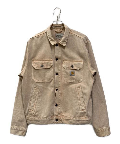 Carhartt WIP（カーハート ワークインプログレス）Carhartt WIP (カーハートダブリューアイピー) STETSON JACKET ベージュ サイズ:Lの古着・服飾アイテム