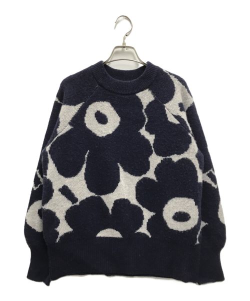 marimekko（マリメッコ）marimekko (マリメッコ) ウニッコクルーネックニット ネイビー サイズ:Sの古着・服飾アイテム