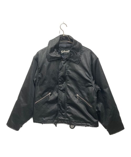 Schott（ショット）Schott (ショット) SATIN CLOTH TYPE RAF-MK3 JKT ブラック サイズ:40の古着・服飾アイテム