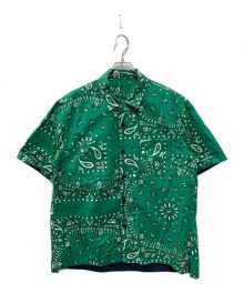 sacai（サカイ）の古着「22SS BANDANA Print Shirt」｜グリーン