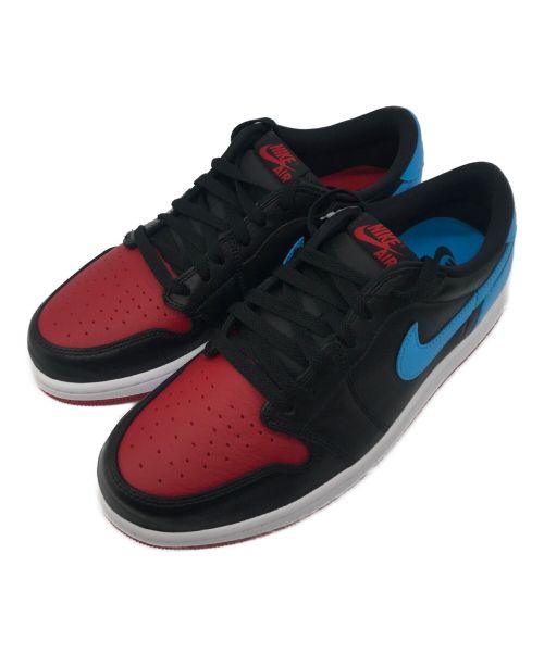 NIKE（ナイキ）NIKE (ナイキ) WMNS AIR JORDAN 1 RETRO LOW OG レッド×ブルー サイズ:28.5cmの古着・服飾アイテム