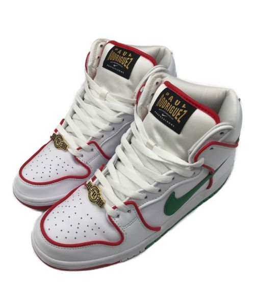 NIKE（ナイキ）NIKE (ナイキ) Paul Rodriguez (ポールロドリゲス) Dunk High ホワイト サイズ:27.5㎝（US9.5）の古着・服飾アイテム